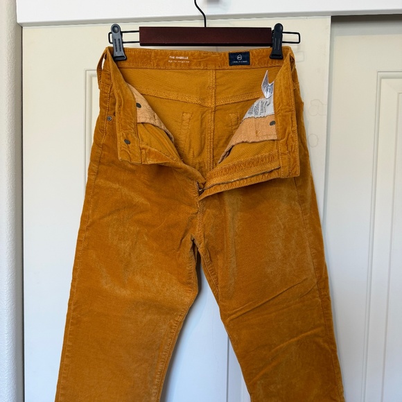 AG Adriano Goldschmied “The Isabelle” Corduroy Slim Straight Pants | Size 29R | - Picture 6 of 6